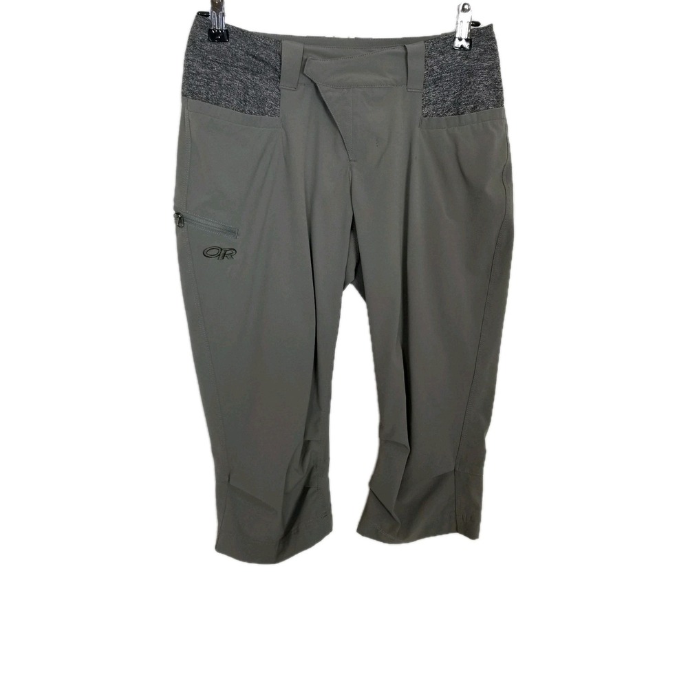 Outdoor Research Women's Ferrosi Cropped Pants Sz 2 Grat Pewter Outdoor Hiking
